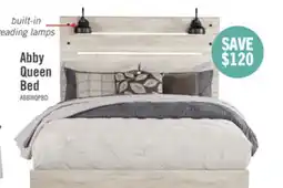 The Brick Abby Panel Bed with Headboard & Frame, LED, USB, White - Queen Size offer