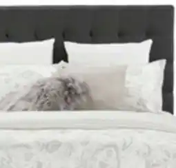 The Brick Jace Upholstered Storage Platform Bed in Grey Fabric, Tufted - Full Size offer