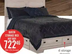 The Brick Yorkdale Brown 6-Piece Queen Storage Bedroom Package offer