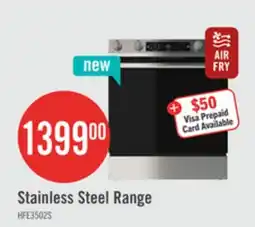 The Brick Hisense 30 5.8 Cu. Ft. Electric Range with Air Fry and Steam Clean - Stainless Steel - HFE3502CAS offer