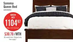 The Brick Sonoma Panel Bed with Headboard & Frame, Mango Brown - Queen Size offer