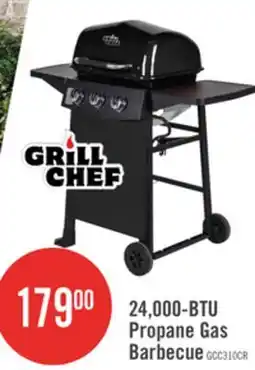 The Brick Grill Chef 24,000 BTU 3-Burner LP Gas BBQ - GCC310CRP offer