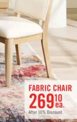The Brick Aspen Dining Chair with Fabric Seat & Back - Natural offer