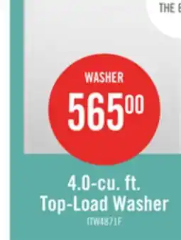 The Brick Inglis 4.0 Cu. Ft. Top-Load Washer - White - ITW4871FW offer