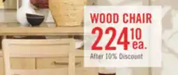 The Brick Aspen Dining Chair with Fabric Seat, Slat-Back - Natural offer