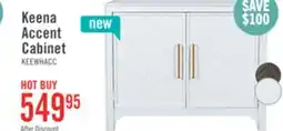 The Brick Keena 40 Solid Wood Accent Cabinet - White offer