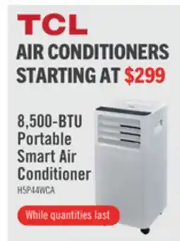 The Brick TCL 8,500 BTU Portable Smart Air Conditioner - H5P44W-CA offer