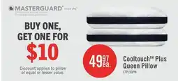 The Brick Masterguard Cooltouch Plus Queen Pillow offer