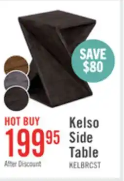 The Brick Kelso 16 Side Table - Mahogany offer