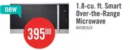 The Brick LG 1.8 Cu. Ft. Smart Over-the-Range Microwave with EasyClean - MVEM1825X offer