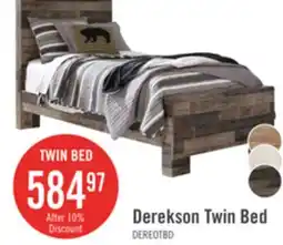 The Brick Derekson Panel Bed for Kids, Grey - Twin Size offer