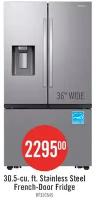 The Brick Samsung 36 31 Cu. Ft. Full Depth French-Door Refrigerator - Stainless Steel - RF32CG5400SRAA offer