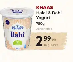 Marche Leo's KHAAS Halal & Dahi Yogurt offer