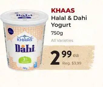 Marche Leo's KHAAS Halal & Dahi Yogurt offer