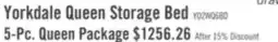 The Brick Yorkdale 5pc Bedroom Set with 6-Drawer Storage Bed, Dresser & Mirror, White - Queen Size offer