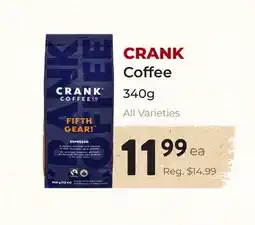 Marche Leo's CRANK Coffee offer