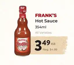 Marche Leo's FRANK'S Hot Sauce offer