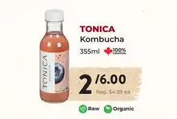 Marche Leo's TONICA Kombucha offer