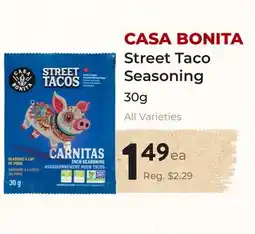 Marche Leo's CASA BONITA Street Taco Seasoning offer