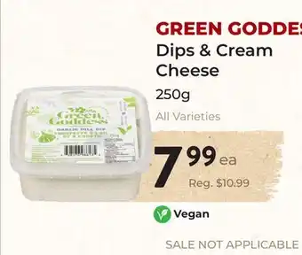Marche Leo's GREEN GODDESS Dips & Cream Cheese offer