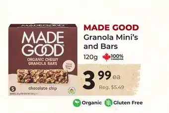 Marche Leo's MADE GOOD Granola Mini's and Bars offer