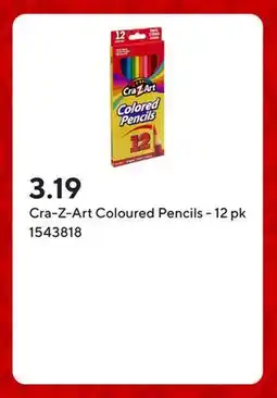 Staples Cra-Z-Art Coloured Pencils - 12 pk offer