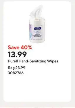 Staples Purell Hand-Sanitizing Wipes offer