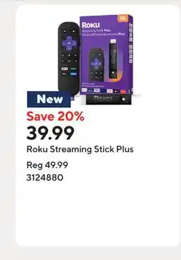 Staples Roku Streaming Stick Plus offer
