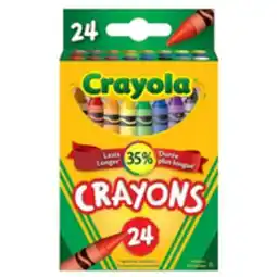 Staples Crayola Crayons, 24 pk offer