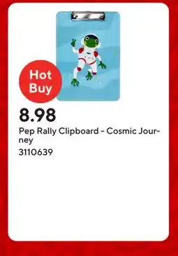 Staples Pep Rally Clipboard - Cosmic Journey offer