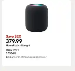 Staples HomePod - Midnight offer