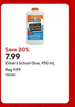 Staples Elmer's School Glue, 950 mL offer