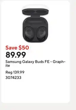 Staples Samsung Galaxy Buds FE - Graphite offer