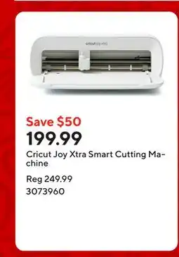 Staples Cricut Joy Xtra Smart Cutting Machine offer
