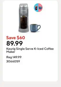 Staples Keurig Single Serve K-Iced Coffee Maker offer
