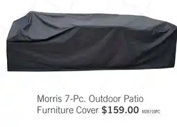 The Brick Morris 7-Piece & 10-Piece Outdoor Patio Furniture Cover - Water Resistant, Dustproof - Grey offer