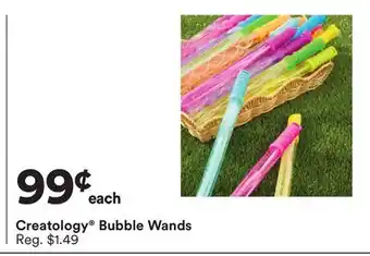 Michaels Creatology Bubble Wands offer
