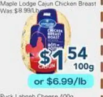 Oceans Fresh Food Market Maple Lodge Cajun Chicken Breast offer