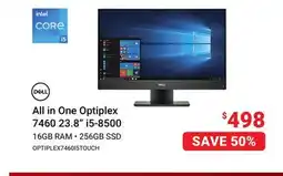 Visions Electronics Dell 7460 24 All-In-One i5/16GB/256GB Touch Ref offer