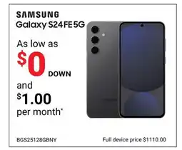 Visions Electronics SAMSUNG Galaxy S24FE 5G offer