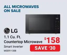 Visions Electronics LG 1.1 Cu. Ft. Countertop Microwave offer