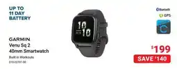 Visions Electronics Garmin Venu Sq 2 40mm Smartwatch offer