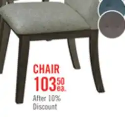 The Brick Chelsea Dining Table, 48W Round - Grey/Brown offer