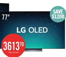 The Brick LG 77 C5 4K OLED evo AI Smart TV offer