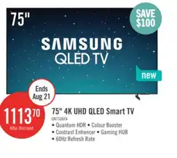 The Brick Samsung 75 Q6F QLED Smart TV with Vision AI offer