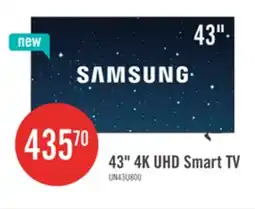 The Brick Samsung 43 Crystal UHD U8000 4K Smart TV offer