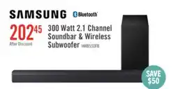 The Brick Samsung B-Series 2.1-Channel Soundbar with Wireless Subwoofer offer