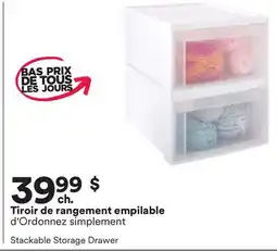 Michaels Tiroir de rangement empilable d'Ordonnez simplement offer