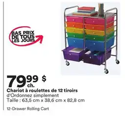 Michaels Chariot à roulettes de 12 tiroirs offer