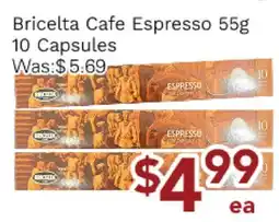 Ample Food Market Bricelta Cafe Expresso offer